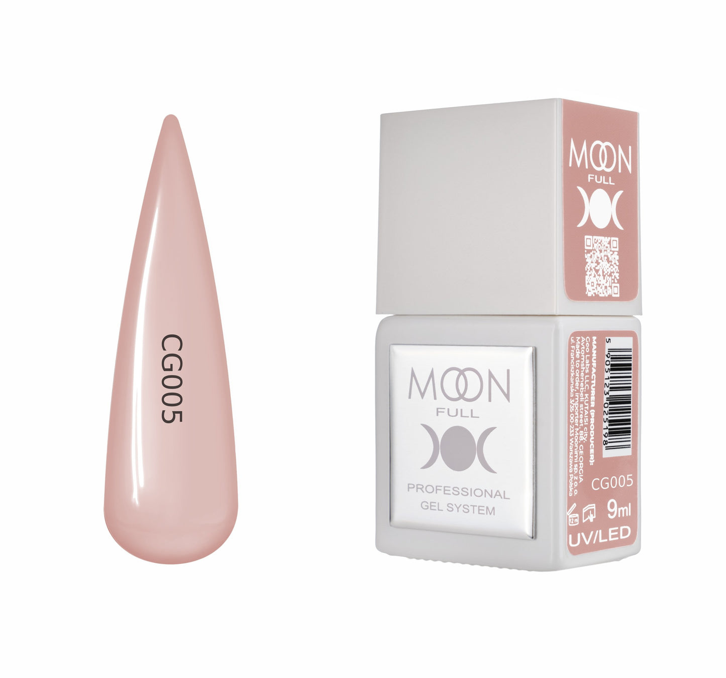 Moonfull gel polish 9 ml bottle — shade CG005