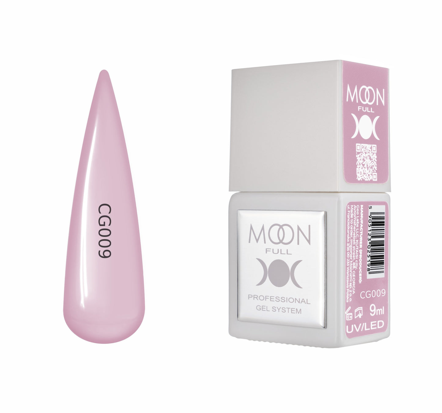 Moonfull gel polish 9 ml bottle — shade CG009
