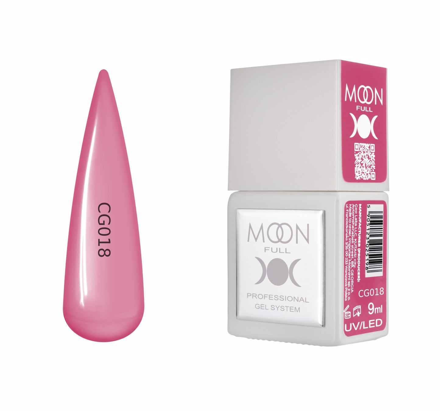 Moonfull gel polish 9 ml bottle — shade CG018