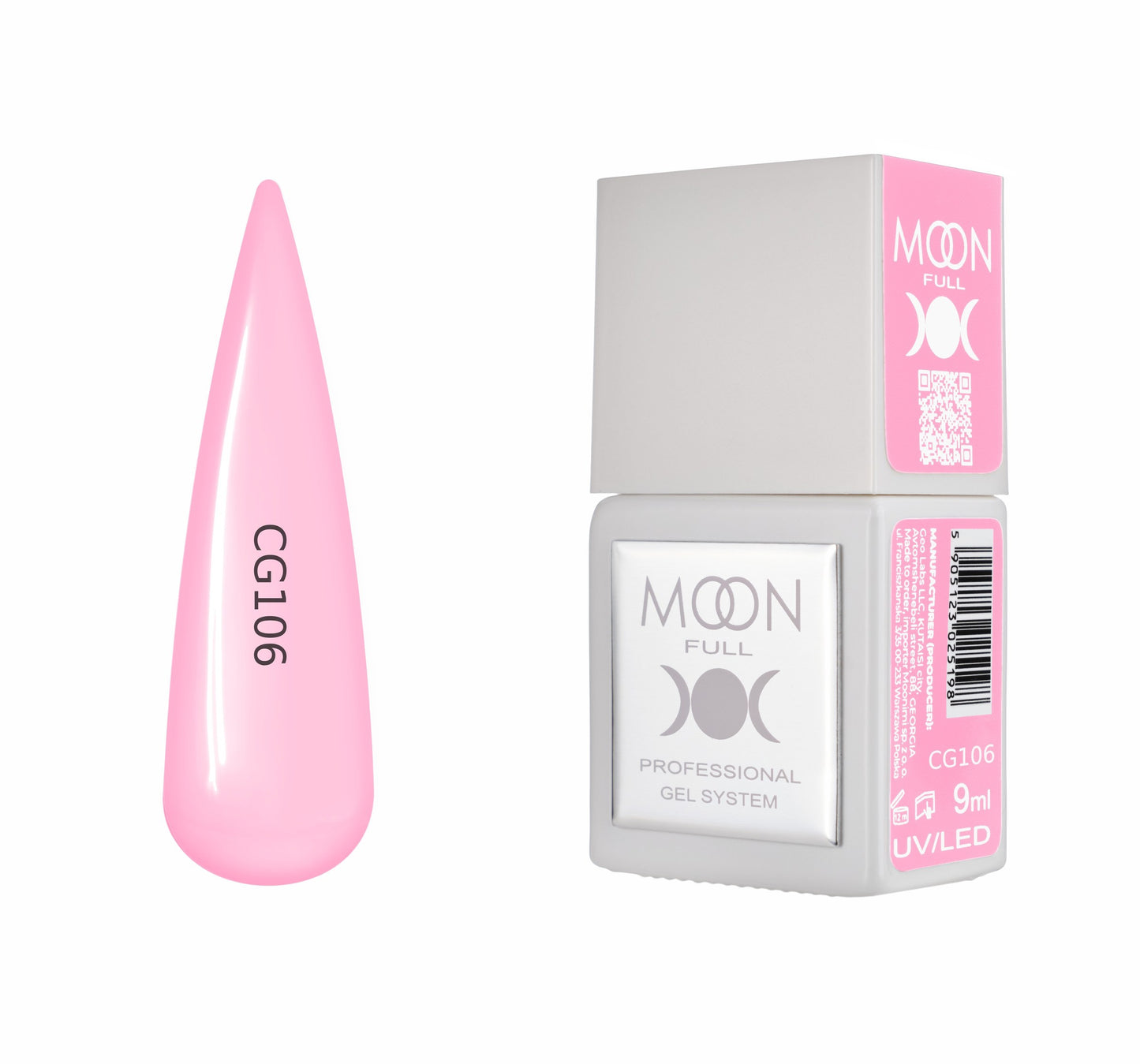 Moonfull gel polish 9 ml bottle — shade CG106