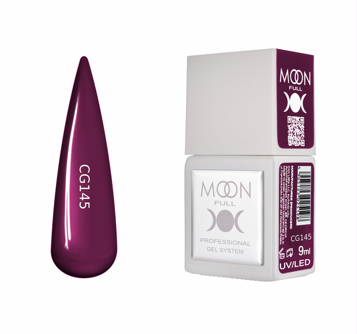 Moonfull gel polish 9 ml bottle — shade CG145