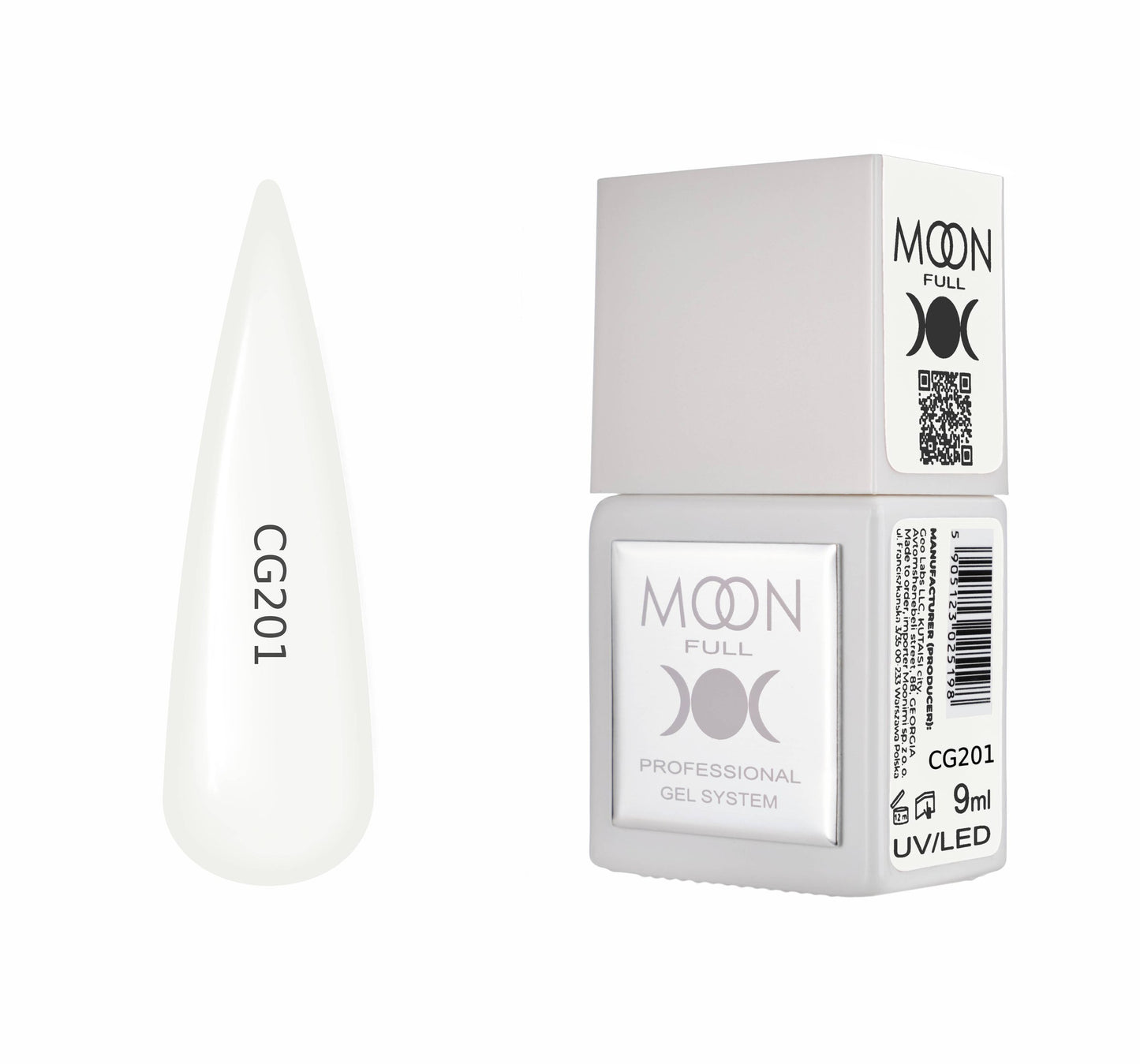 Moonfull gel polish 9 ml bottle — shade CG201