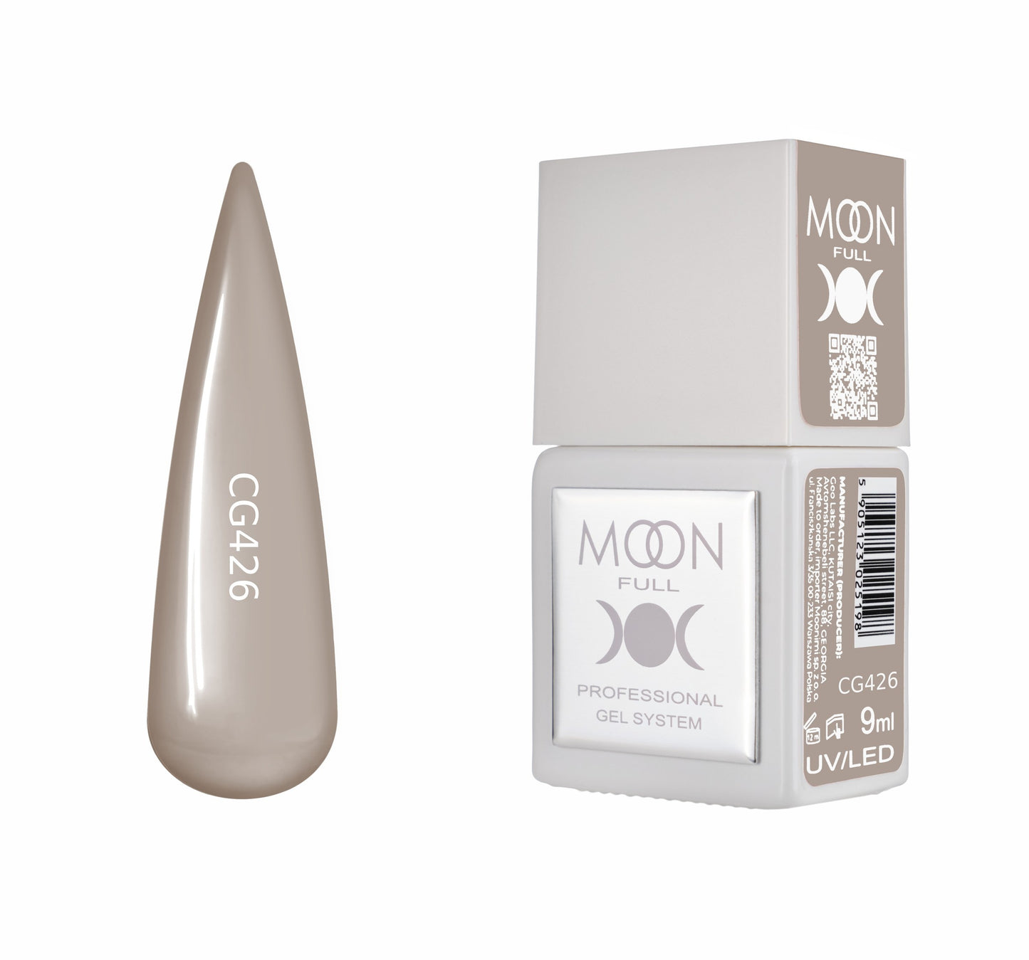 Moonfull gel polish 9 ml bottle — shade CG426