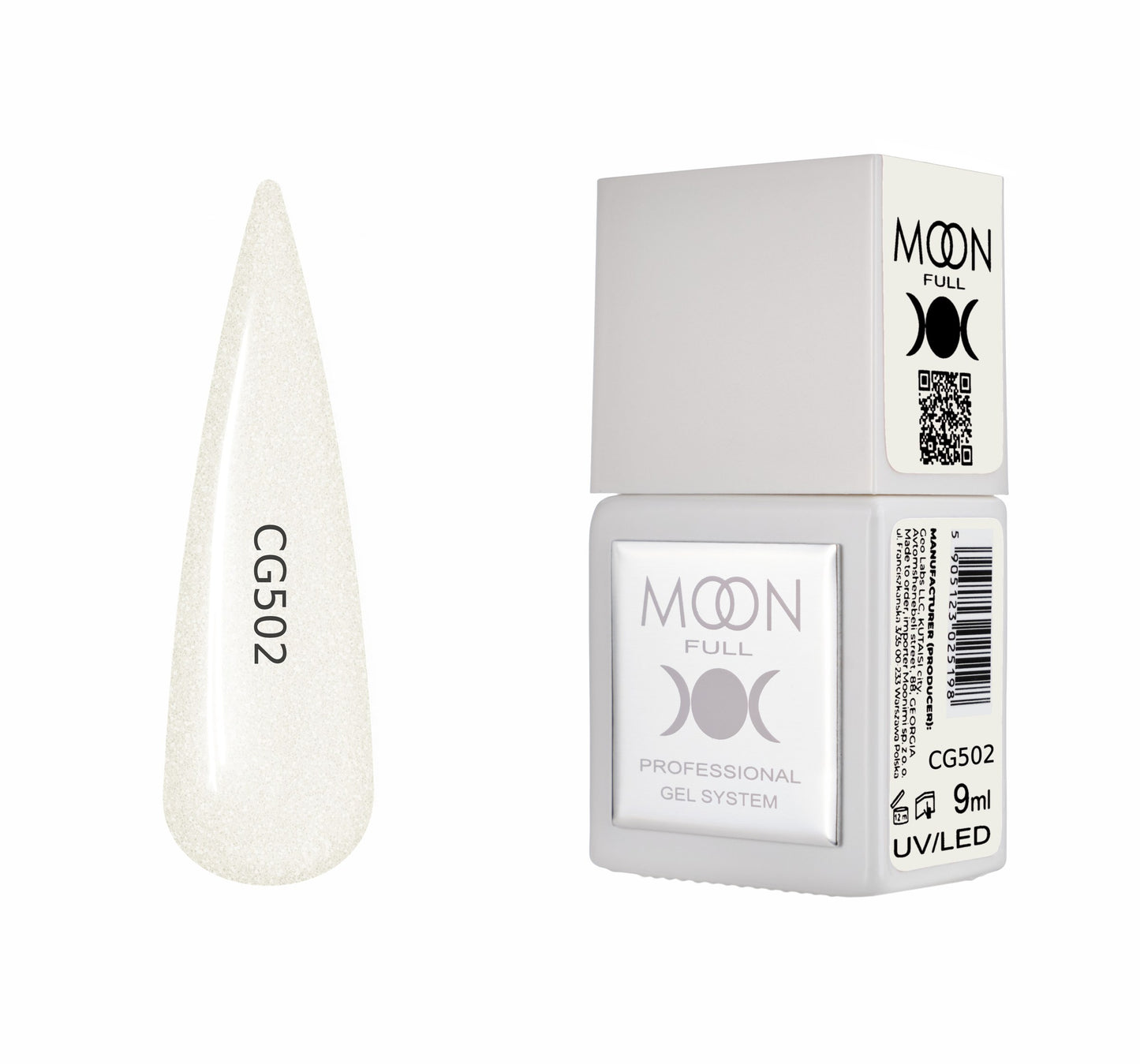 Moonfull gel polish 9 ml bottle — shade CG502