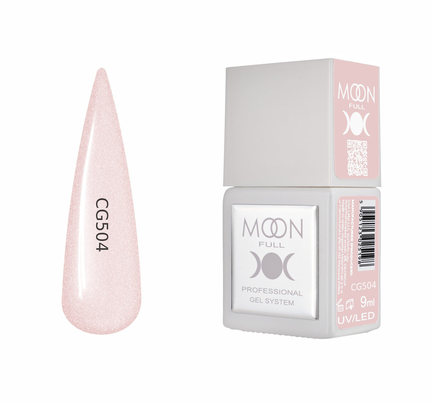 Moonfull gel polish 9 ml bottle — shade CG504