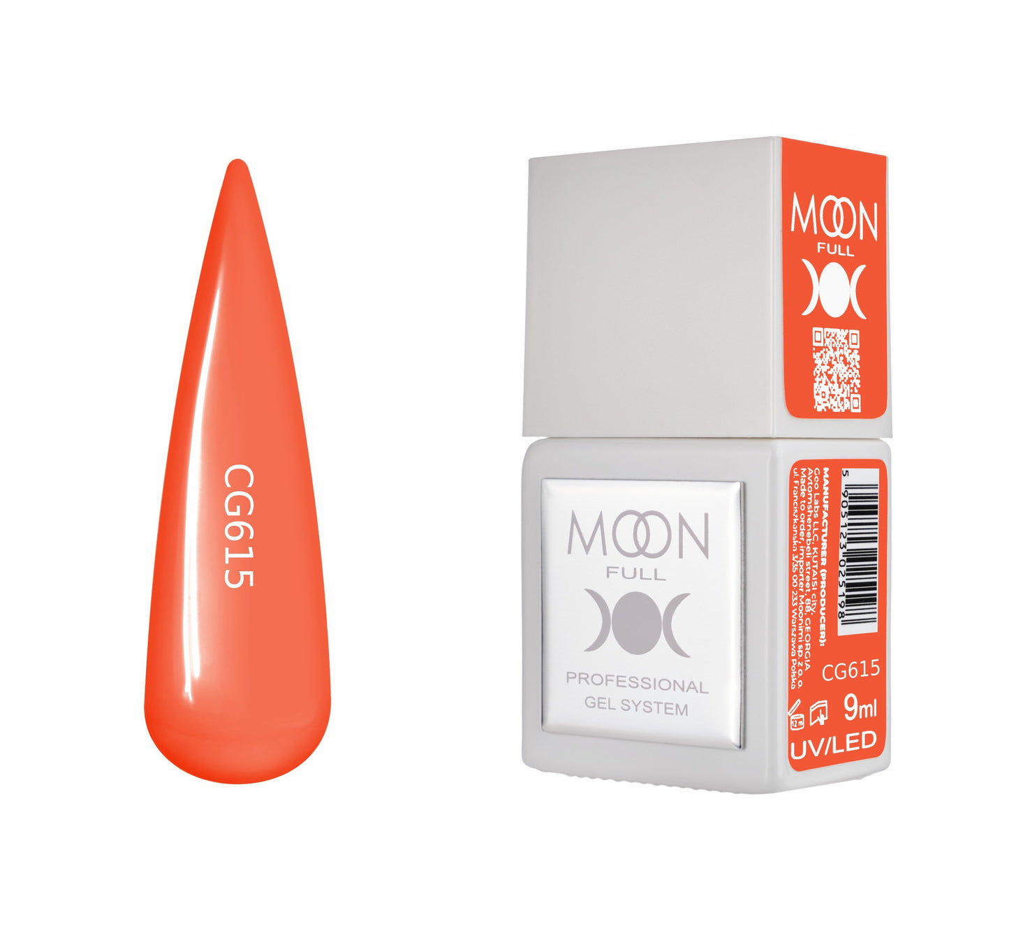 Moonfull gel polish 9 ml bottle — shade CG615