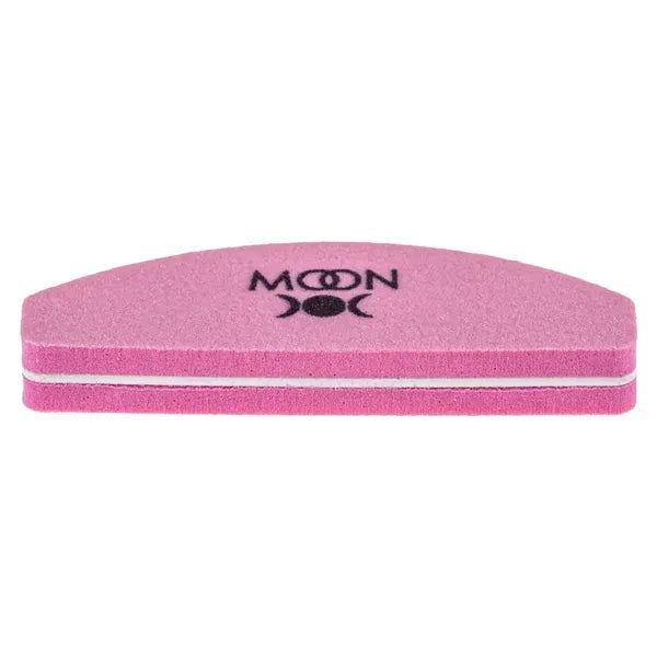 MOON FULL Пилка баф півмісяць Pink Small 120/180 (46шт/уп)