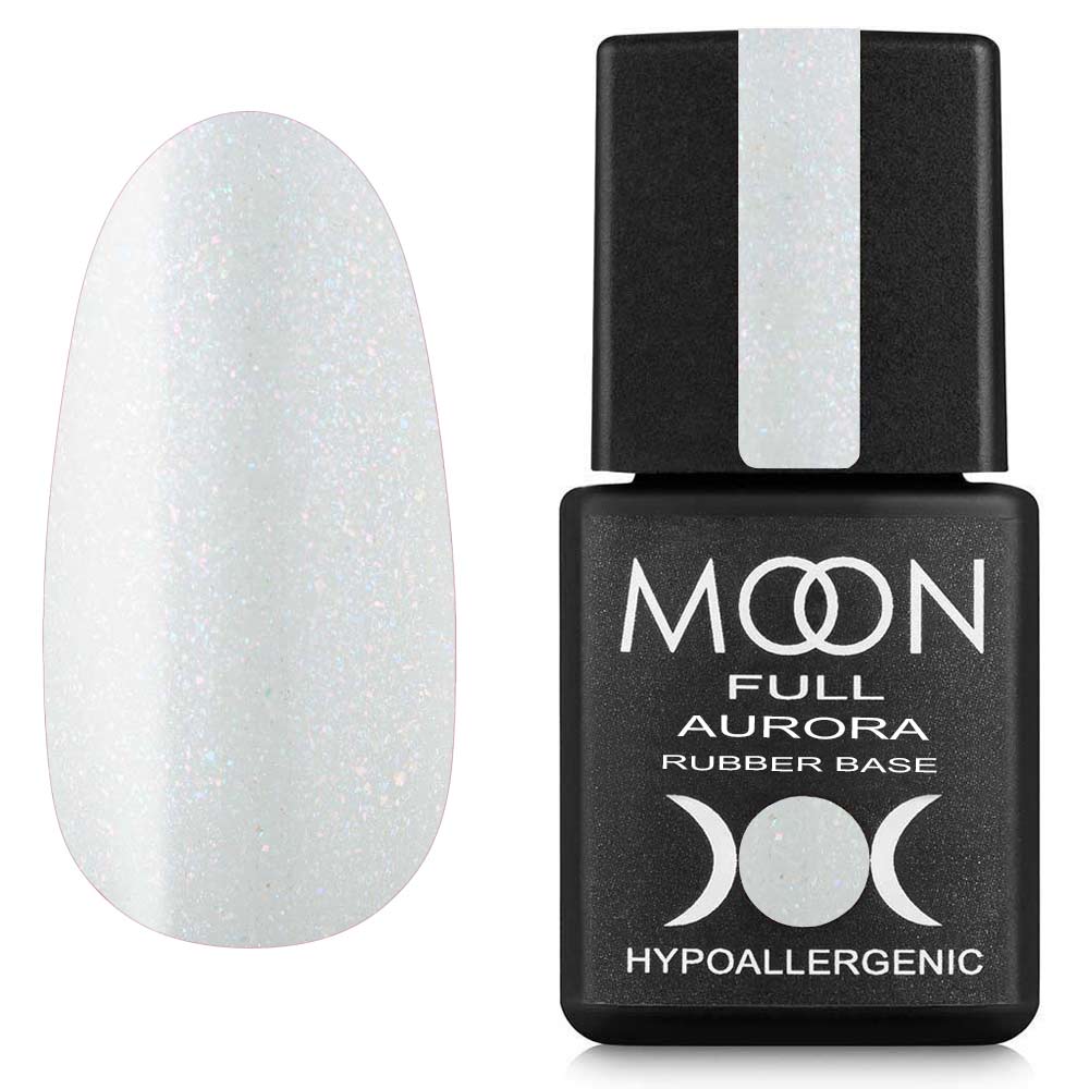 Moon Full Aurora Rubber Base 8 ml — 2001