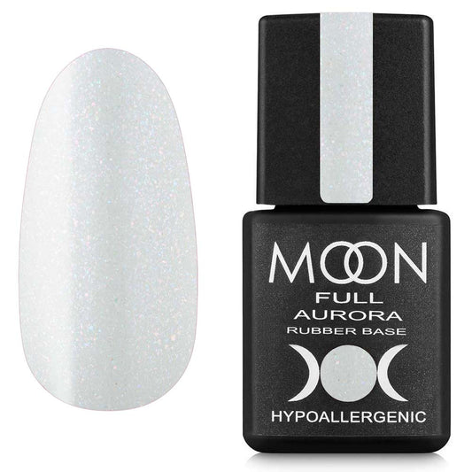 Moon Full Aurora Rubber Base 8 ml — 2001
