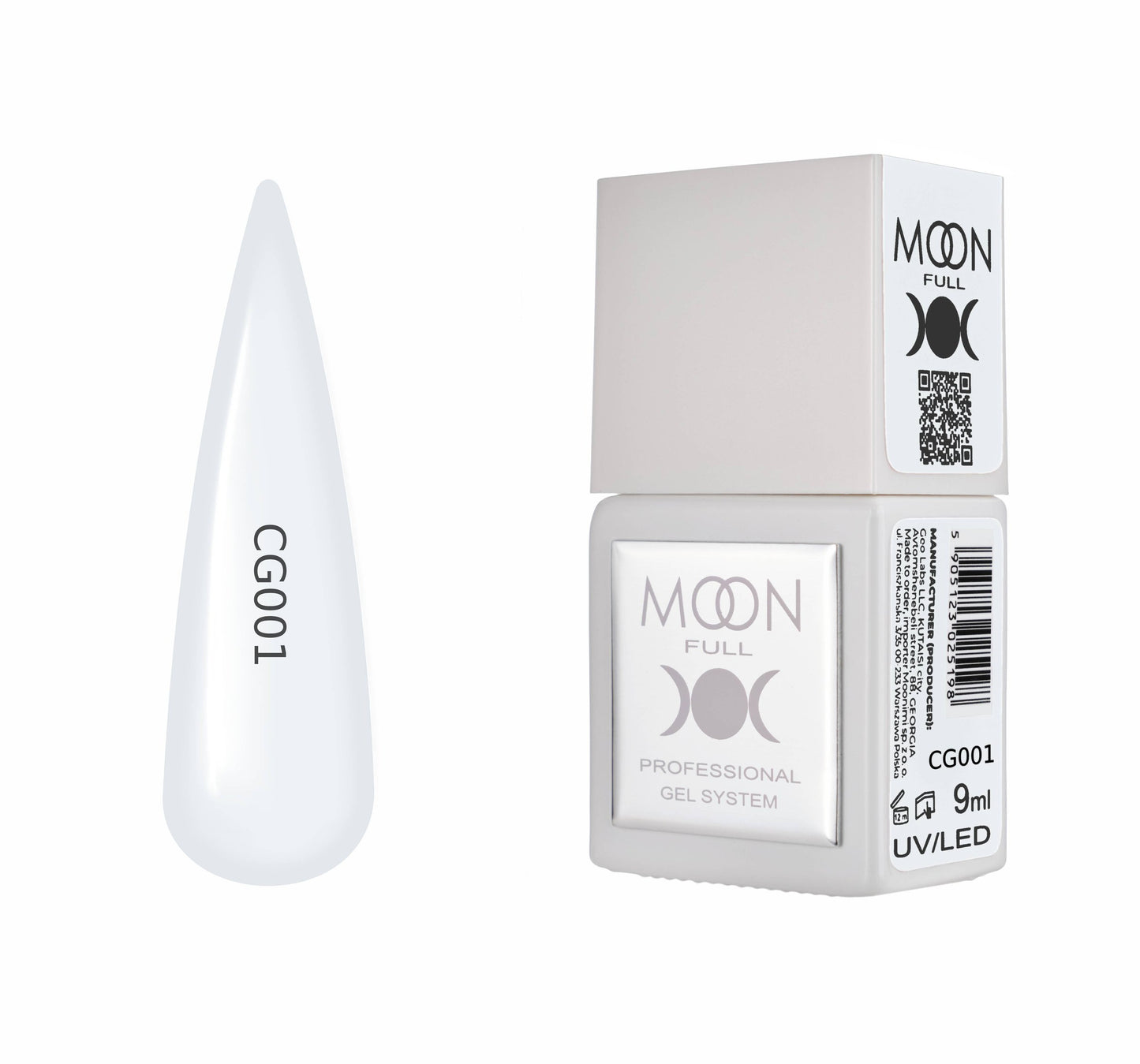 Moonfull gel polish 9 ml bottle — shade CG001