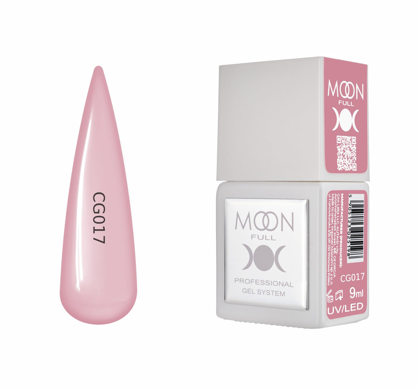 Moonfull gel polish 9 ml bottle — shade CG017