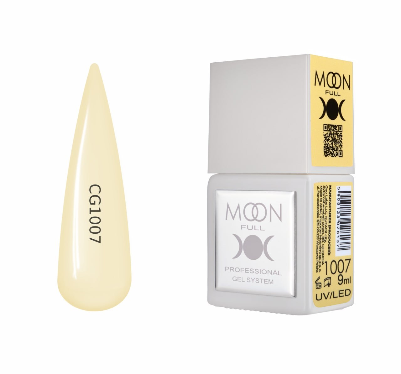 Moonfull gel polish 9 ml bottle — shade CG1007
