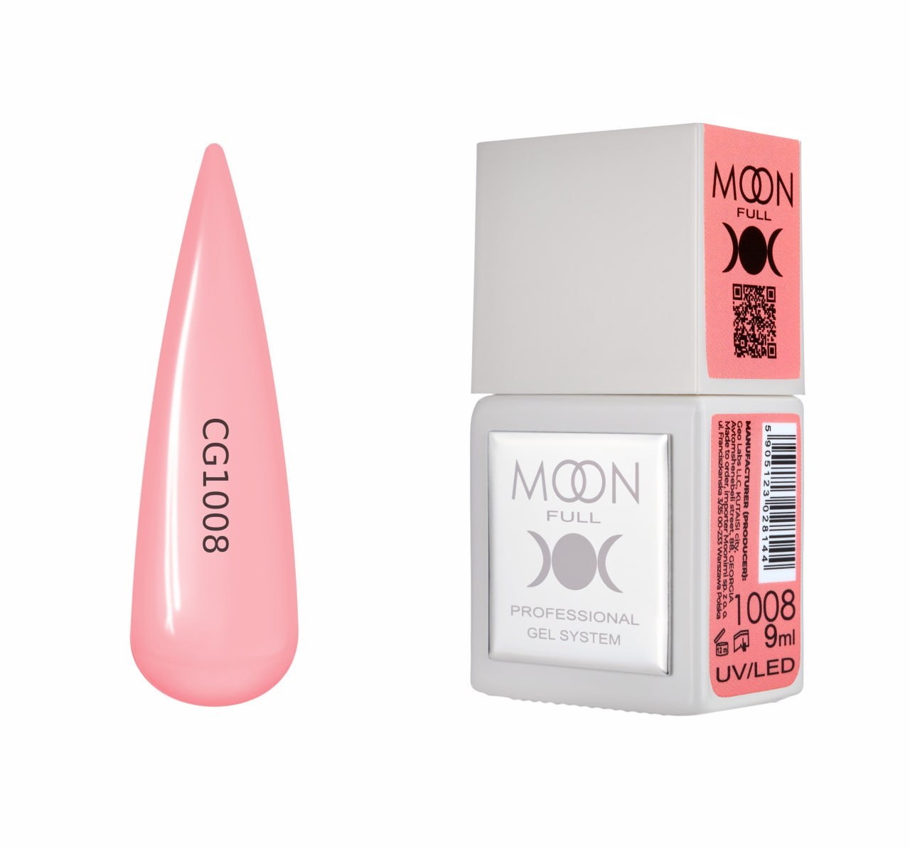 Moonfull gel polish 9 ml bottle — shade CG1008