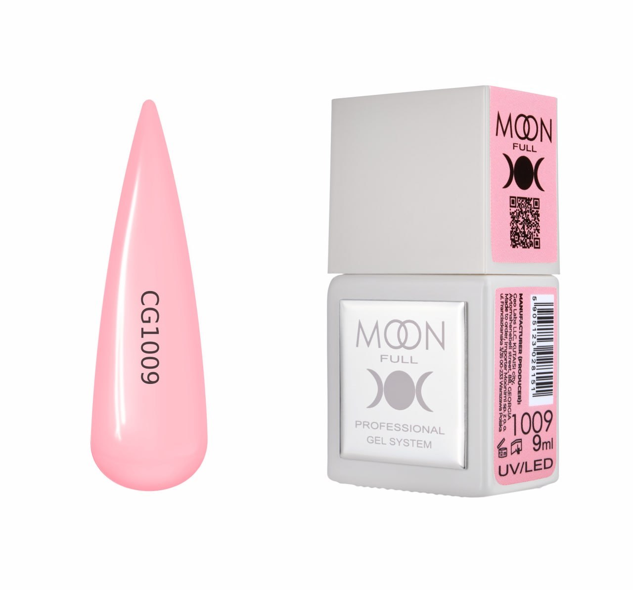 Moonfull gel polish 9 ml bottle — shade CG1009