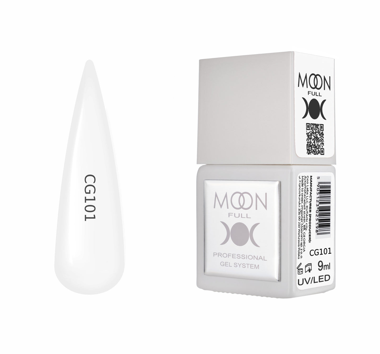Moonfull gel polish 9 ml bottle — shade CG101