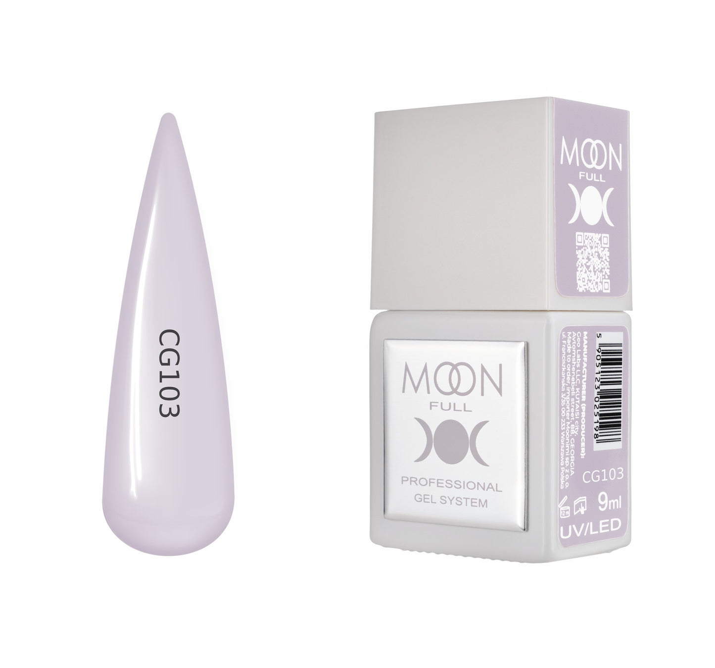 Moonfull gel polish 9 ml bottle — shade CG103