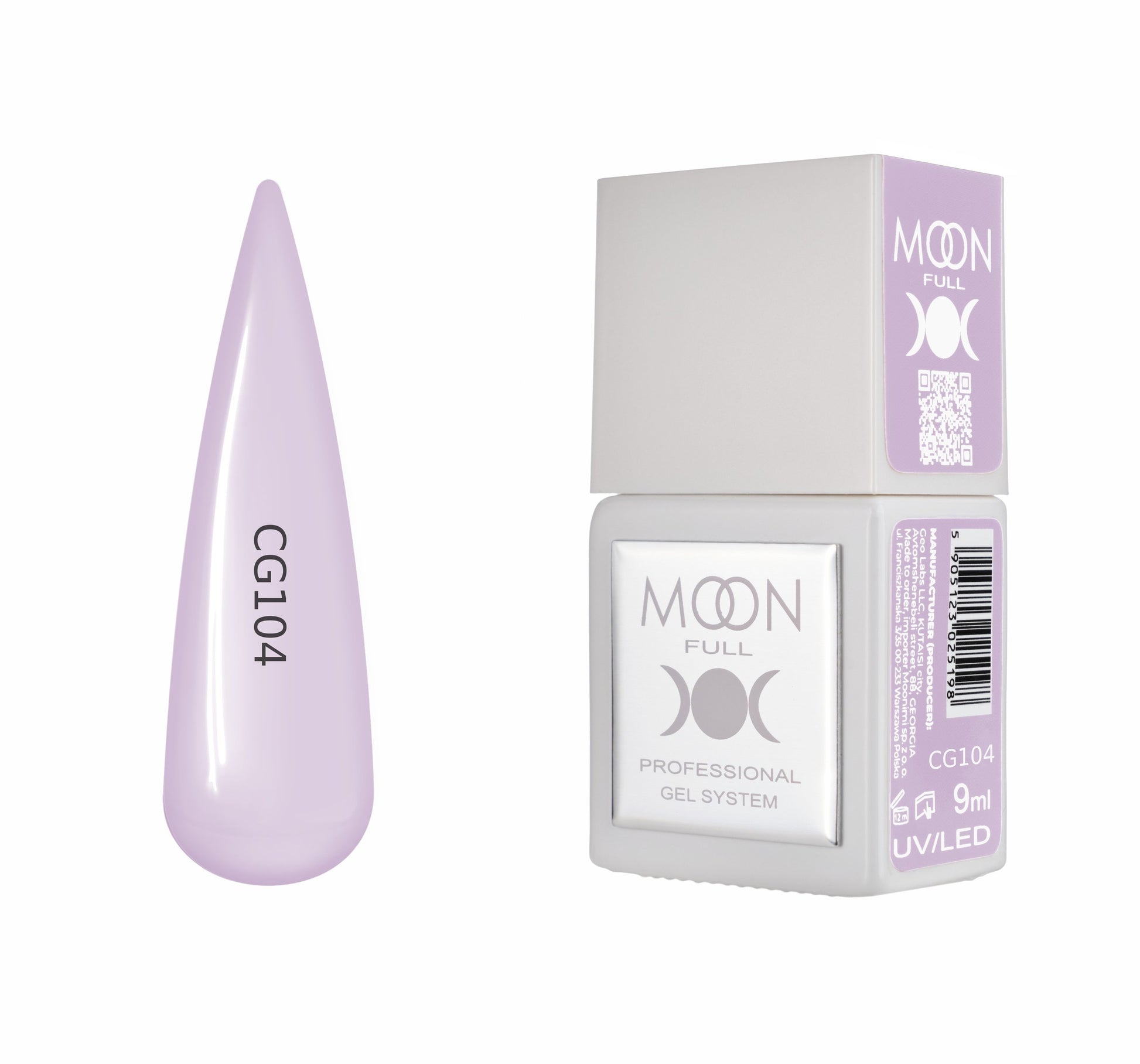 Moonfull gel polish 9 ml bottle — shade CG104