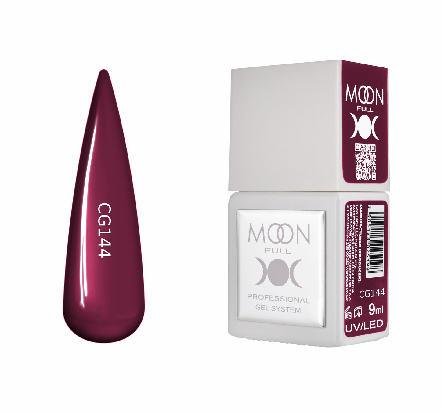 Moonfull gel polish 9 ml bottle — shade CG144