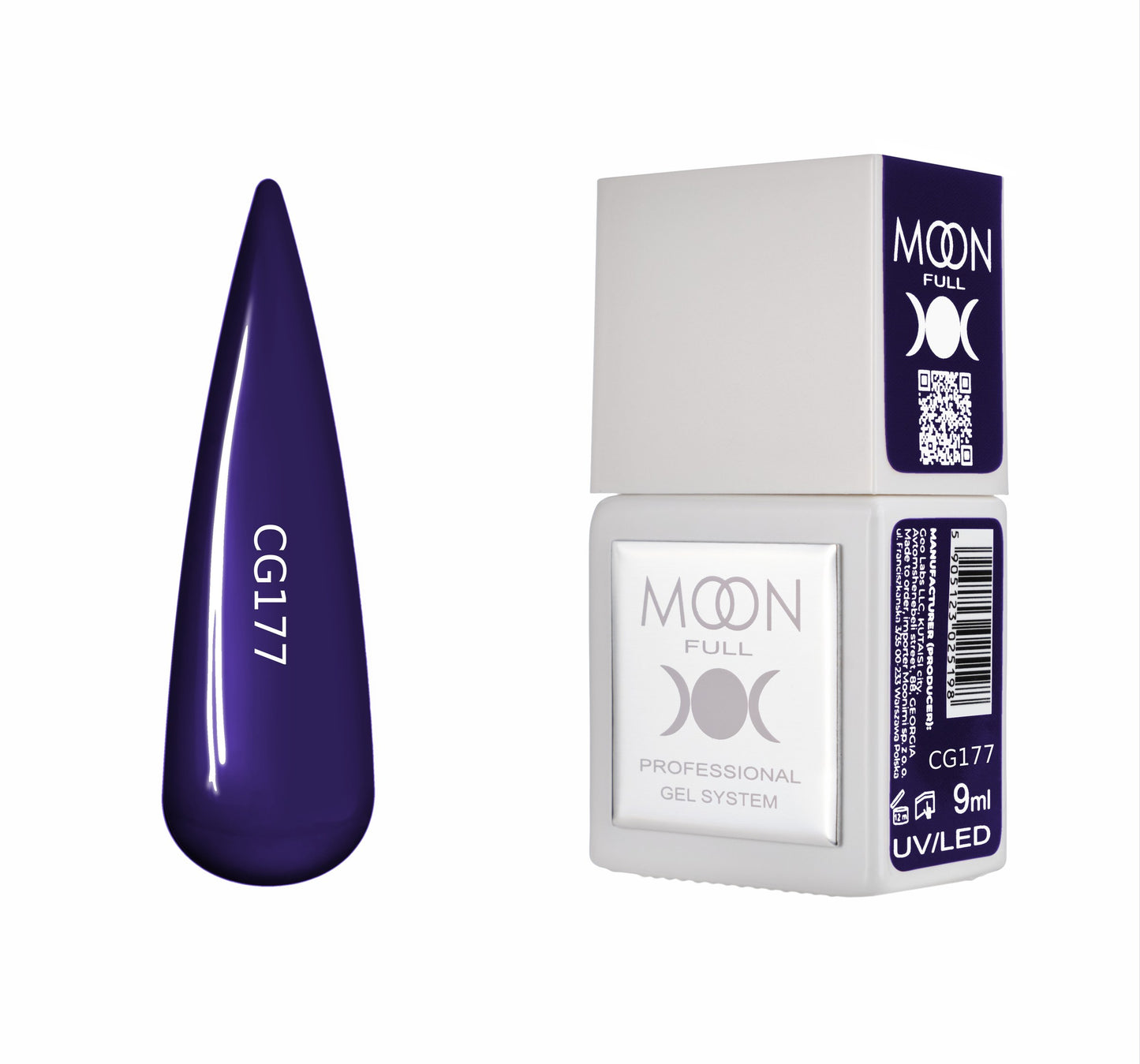 Moonfull gel polish 9 ml bottle — shade CG177