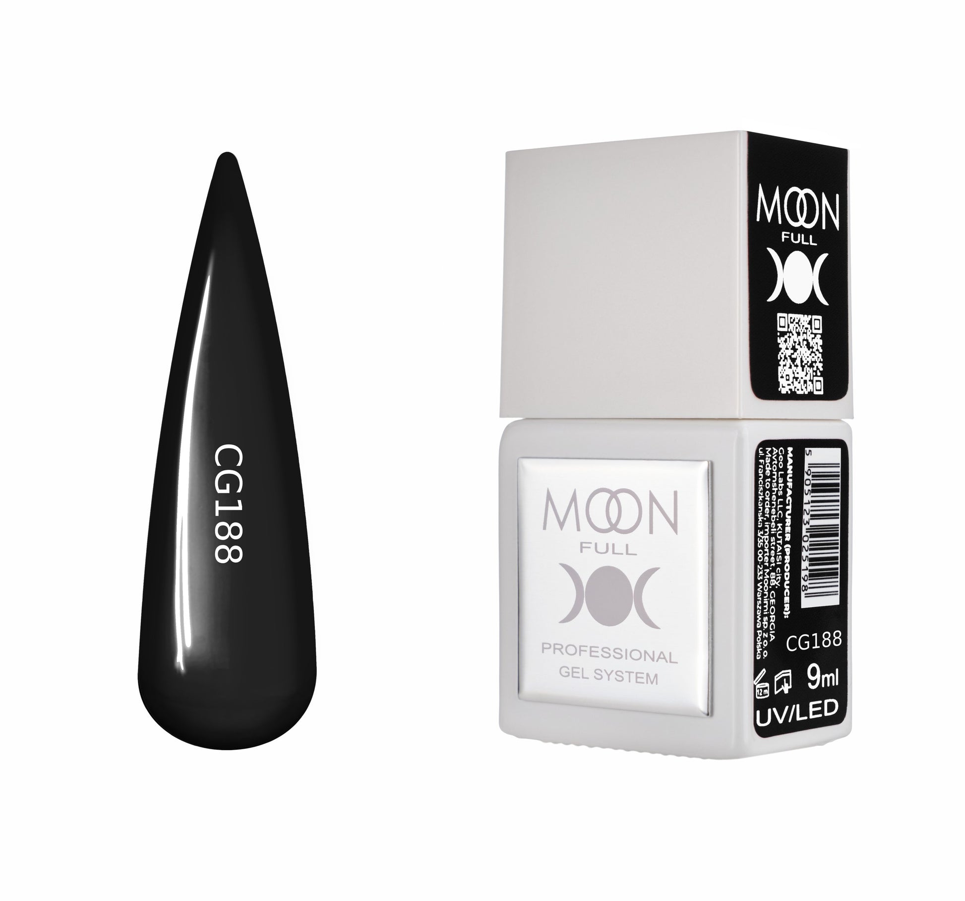 Moonfull gel polish 9 ml bottle — shade CG188