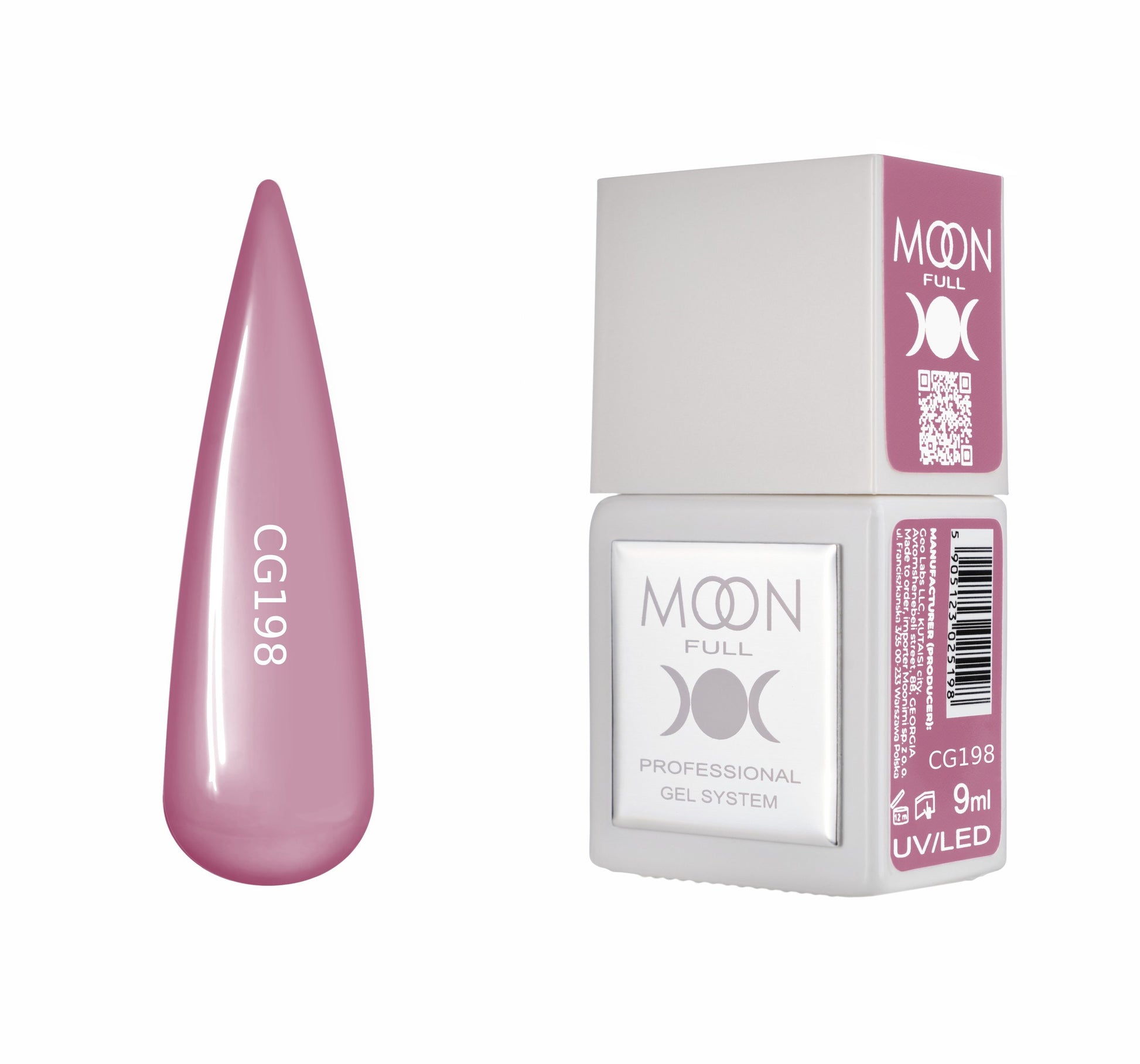 Moonfull gel polish 9 ml bottle — shade CG198