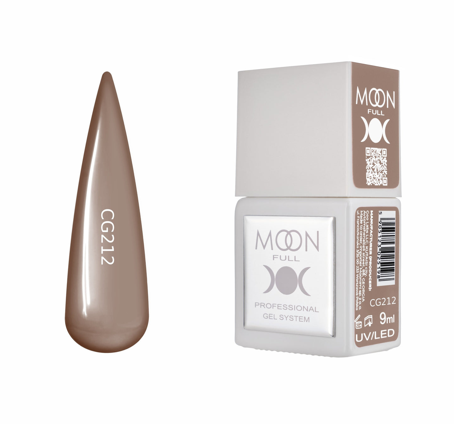 Moonfull gel polish 9 ml bottle — shade CG212