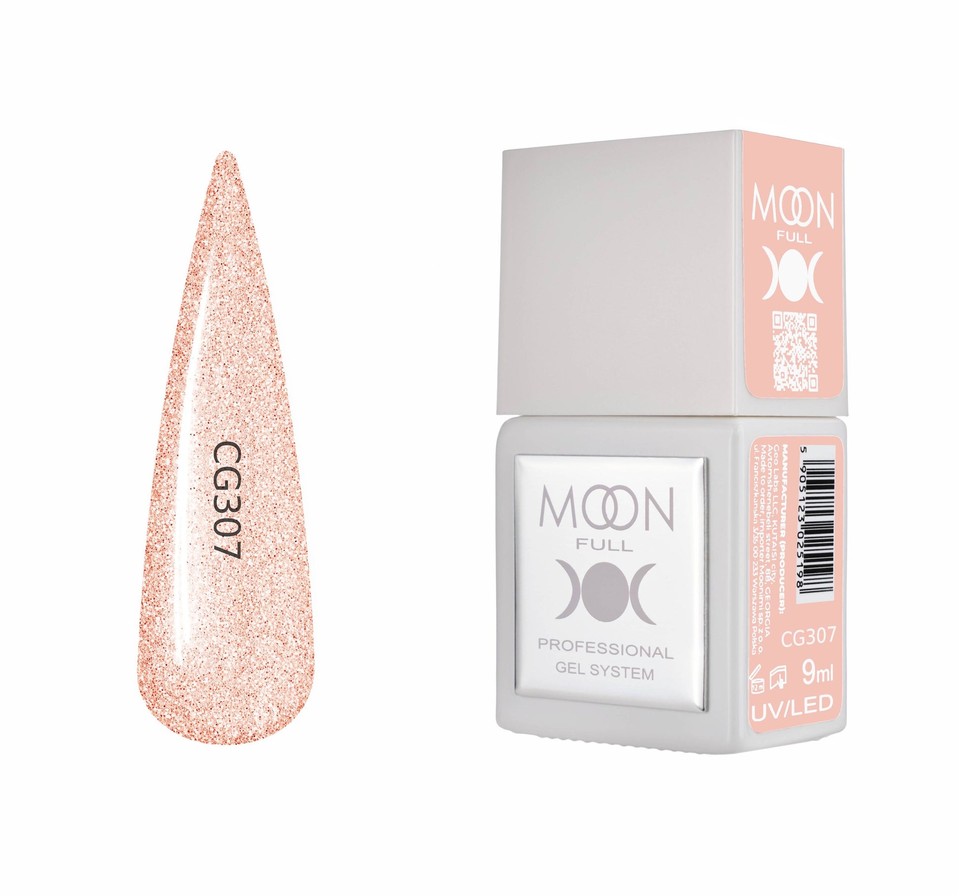 Moonfull gel polish 9 ml bottle — shade CG307