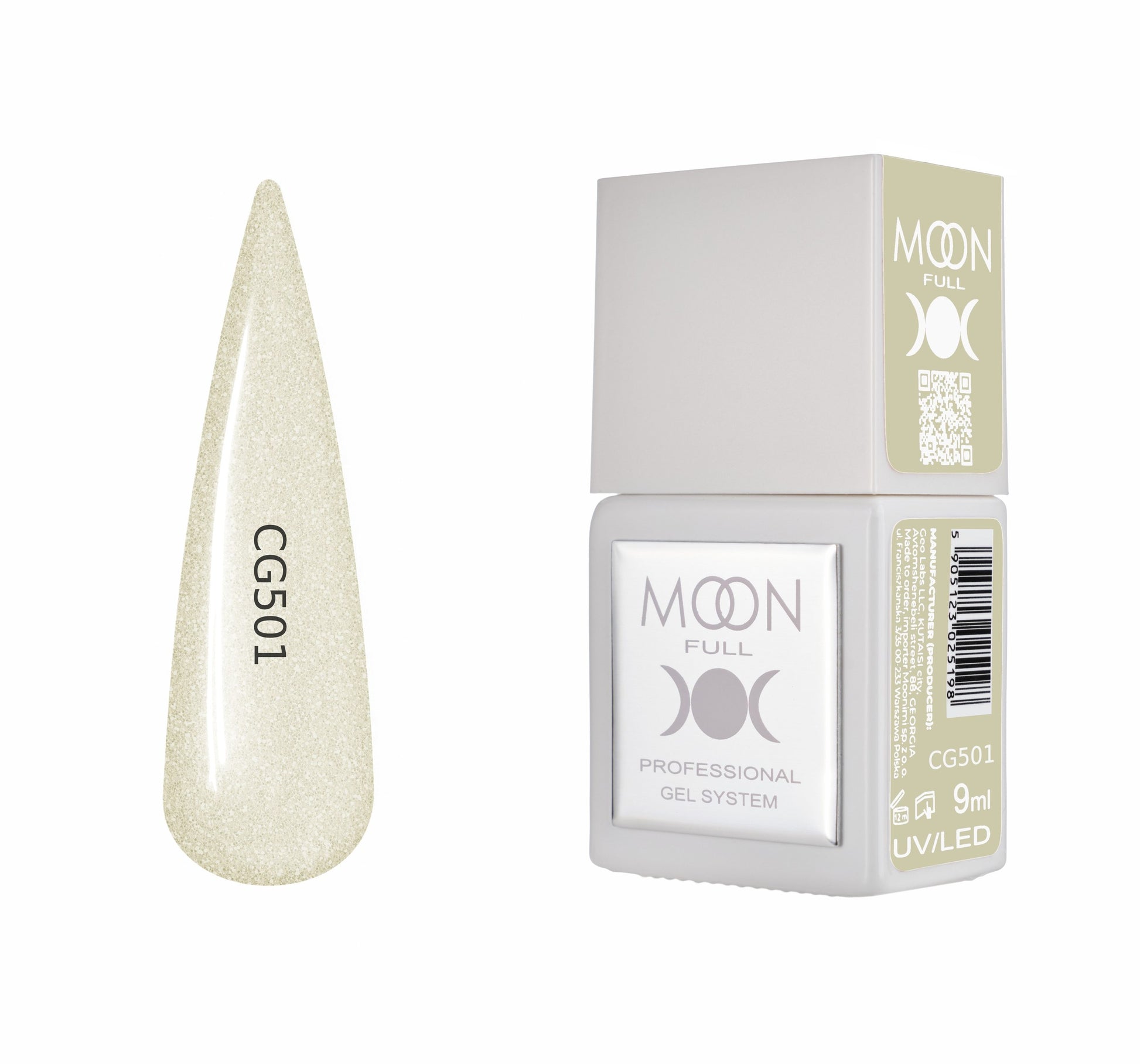 Moonfull gel polish 9 ml bottle — shade CG501