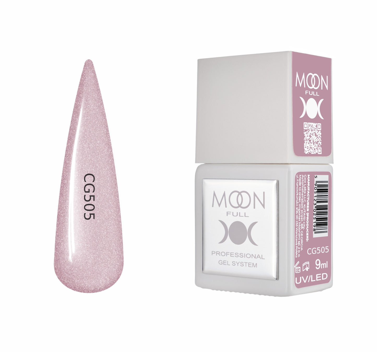 Moonfull gel polish 9 ml bottle — shade CG505