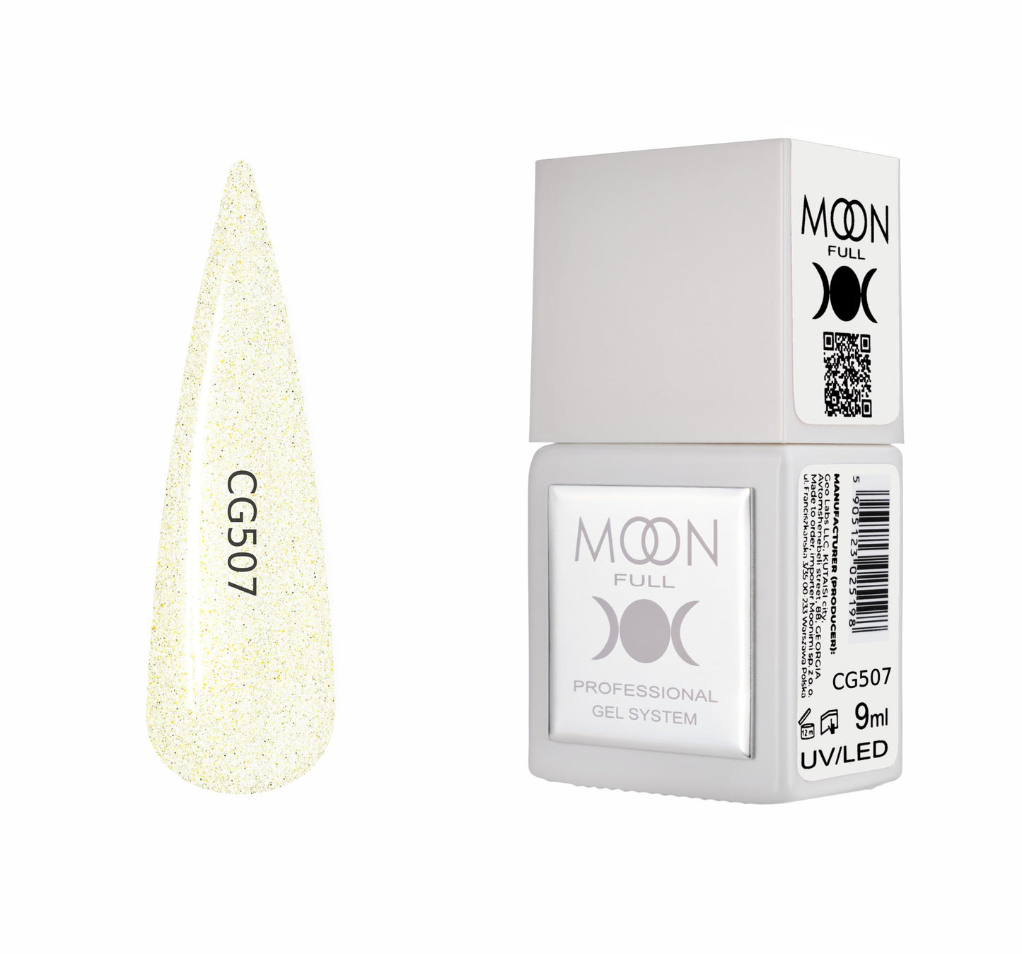 Moonfull gel polish 9 ml bottle — shade CG507