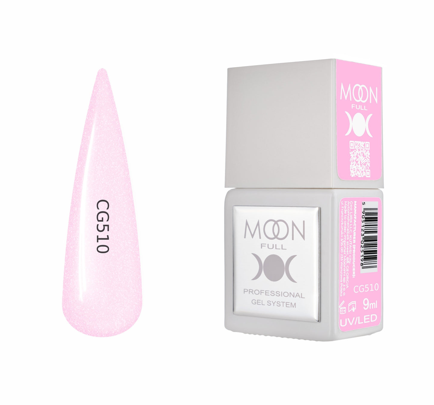 Moonfull gel polish 9 ml bottle — shade CG510