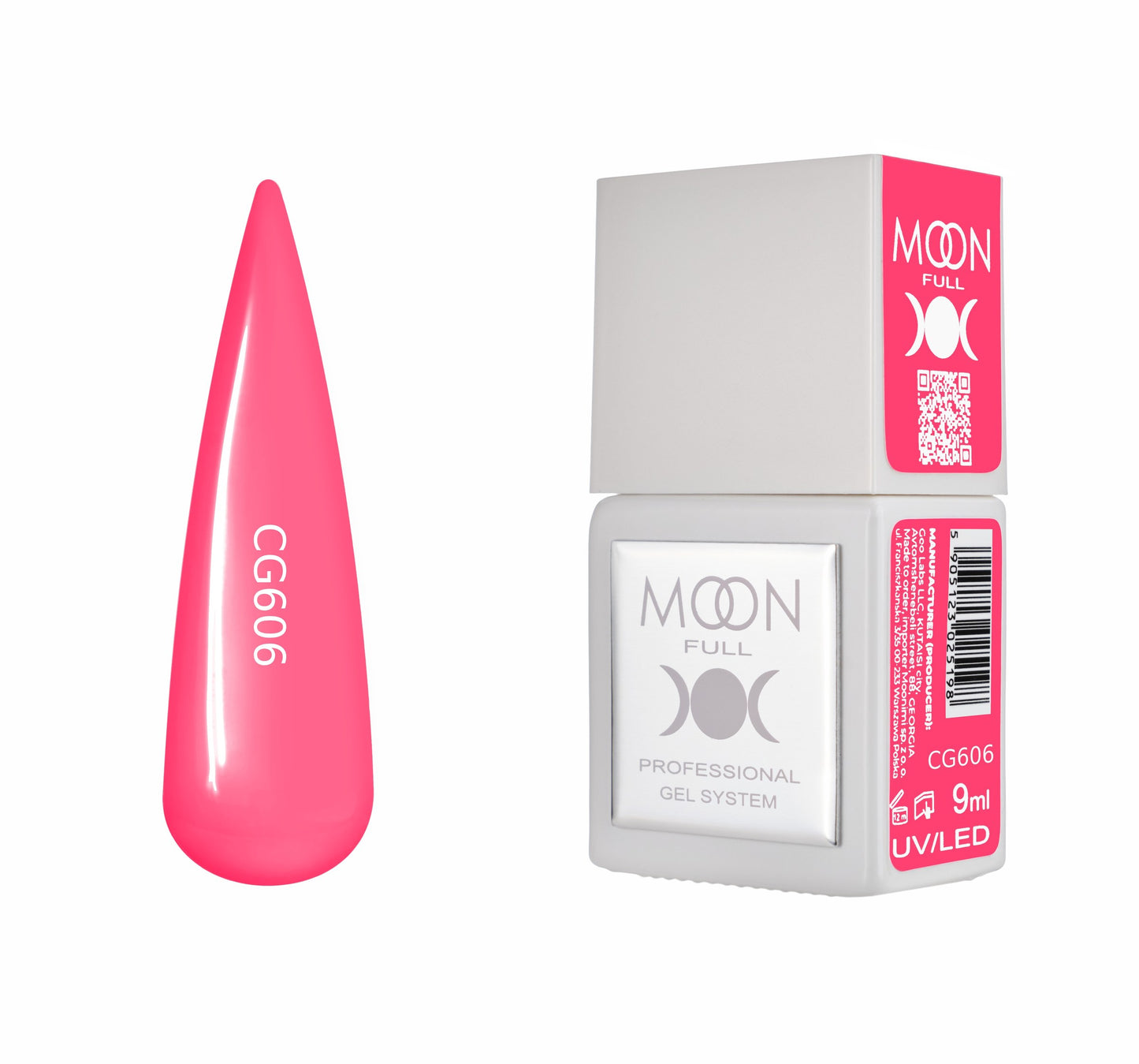 Moonfull gel polish 9 ml bottle — shade CG606