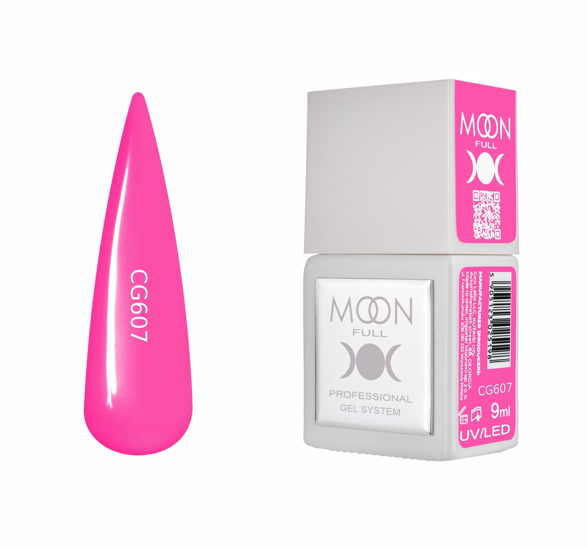 Moonfull gel polish 9 ml bottle — shade CG607