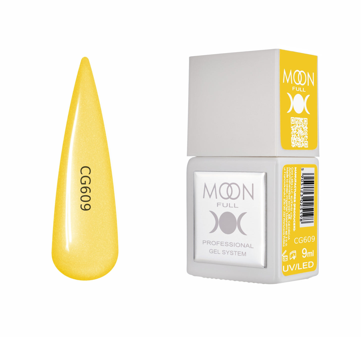 Moonfull gel polish 9 ml bottle — shade CG609
