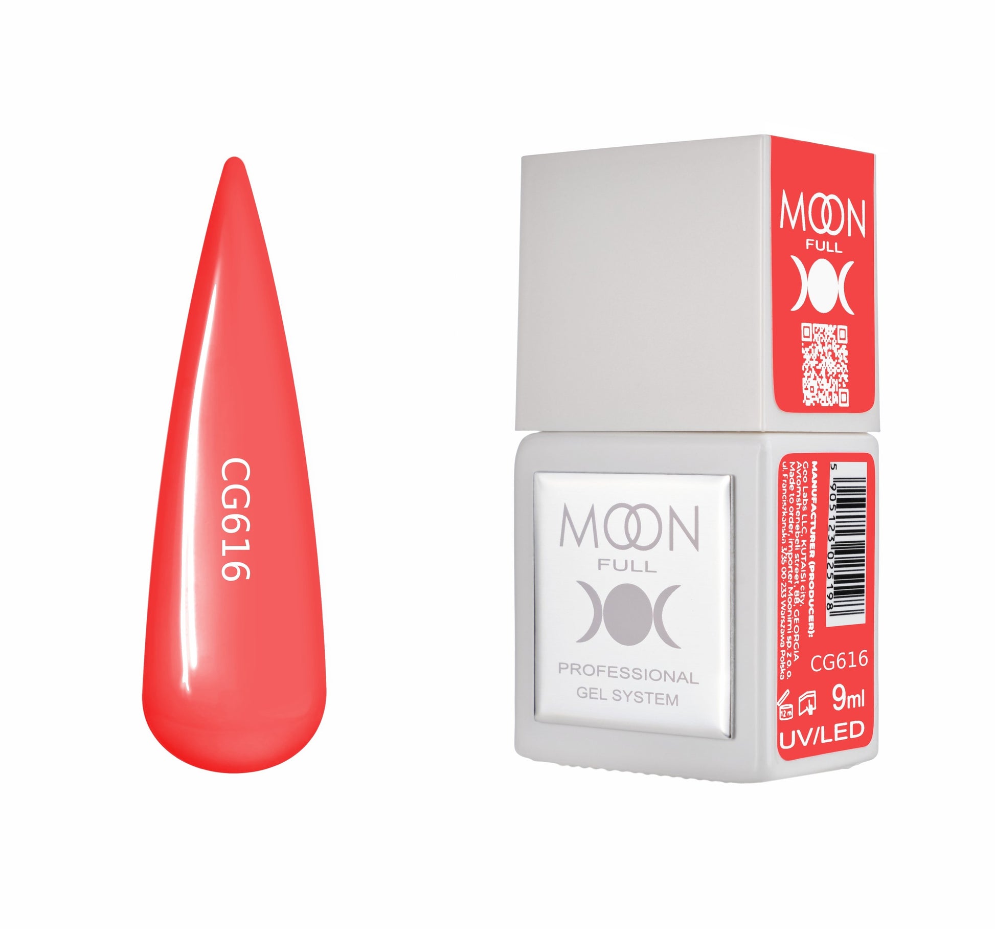 Moonfull gel polish 9 ml bottle — shade CG616