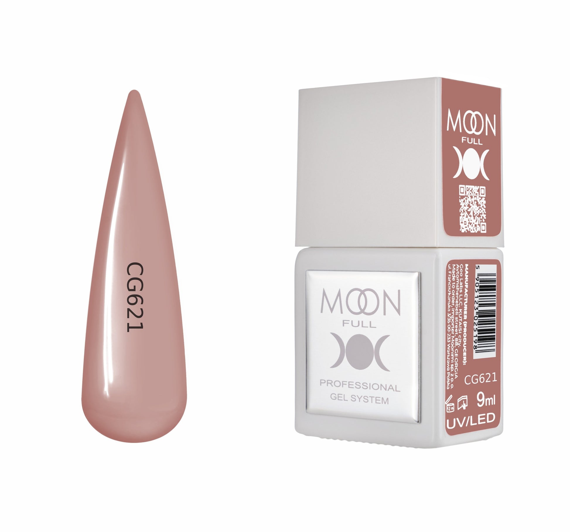 Moonfull gel polish 9 ml bottle — shade CG621