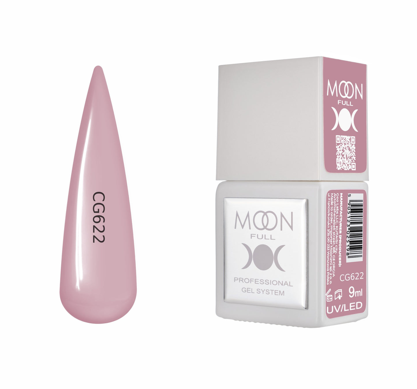 Moonfull gel polish 9 ml bottle — shade CG622