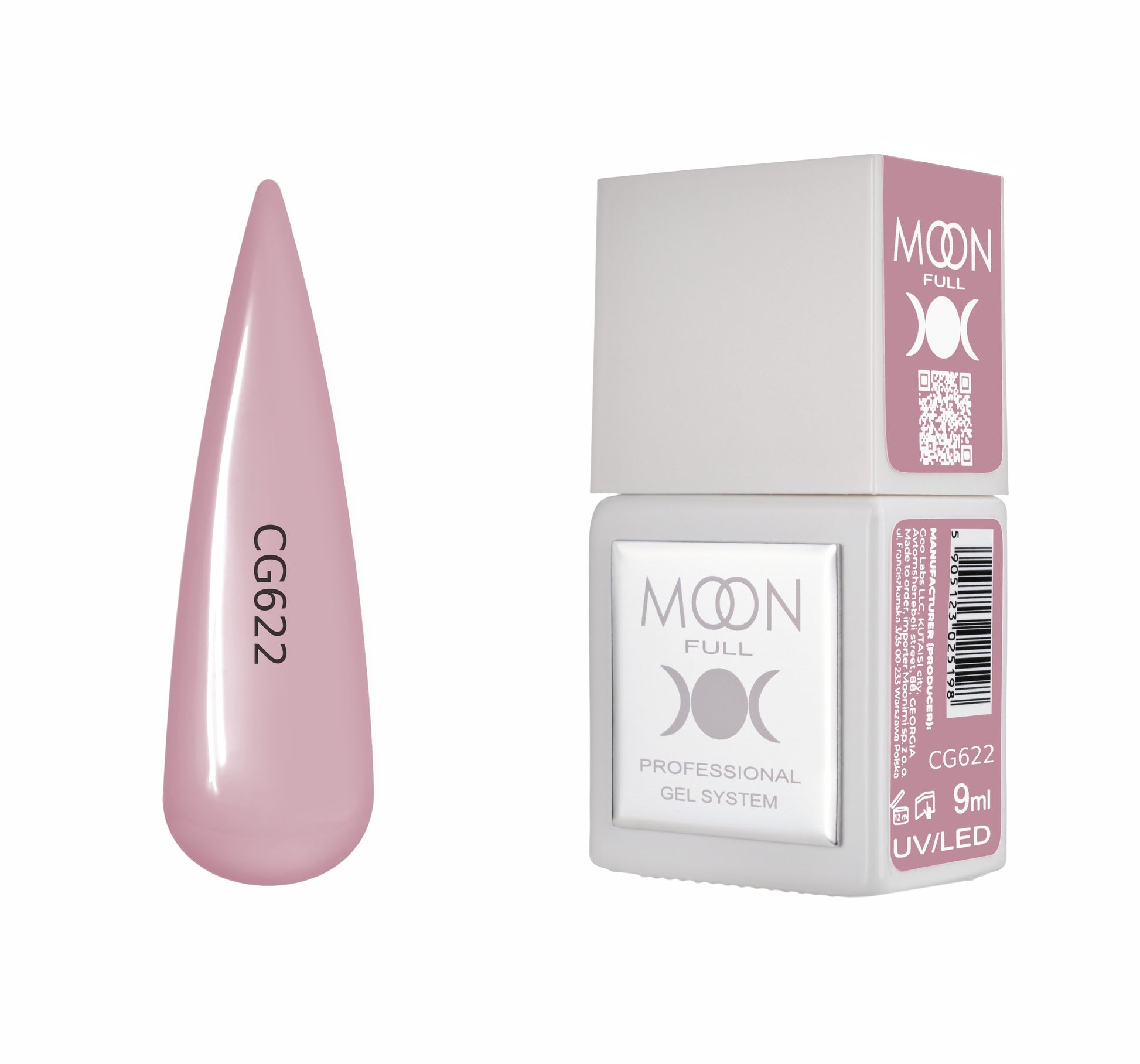 Moonfull gel polish 9 ml bottle — shade CG622