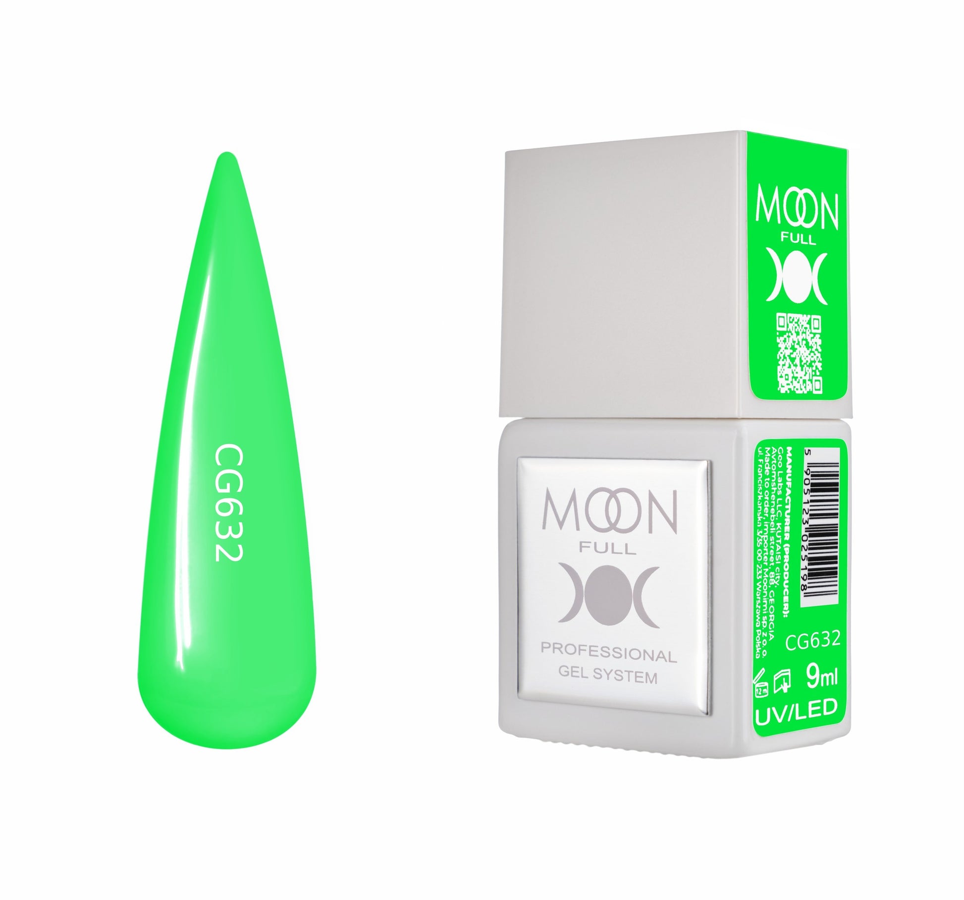 Moonfull gel polish 9 ml bottle — shade CG632