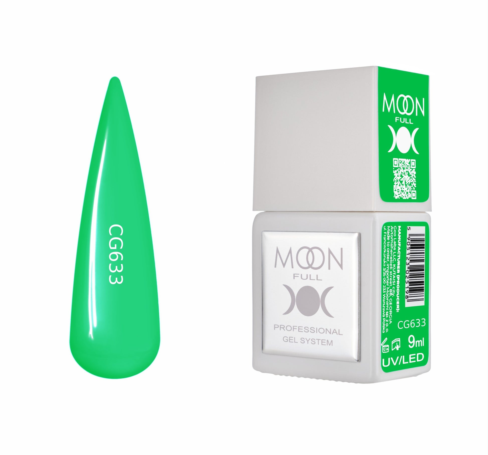 Moonfull gel polish 9 ml bottle — shade CG633
