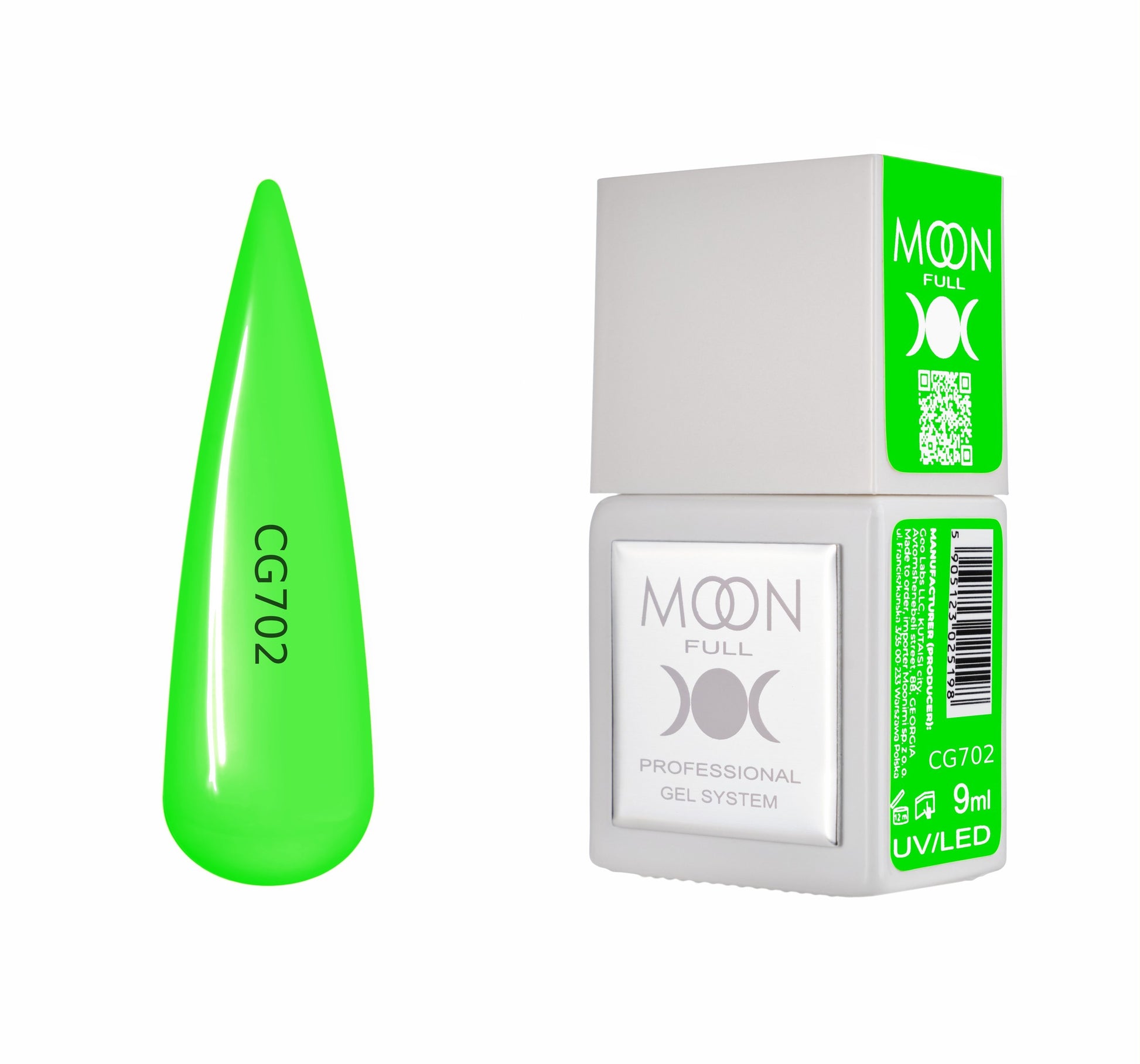 Moonfull gel polish 9 ml bottle — shade CG702