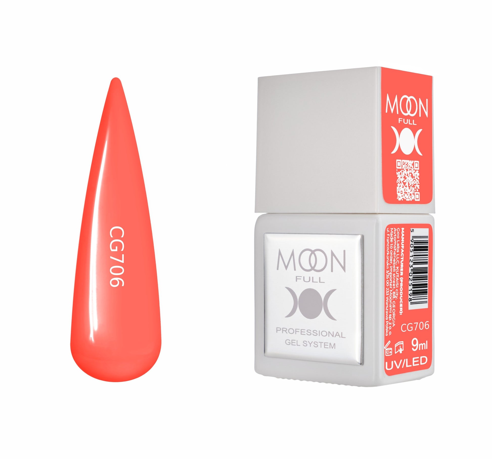 Moonfull gel polish 9 ml bottle — shade CG706