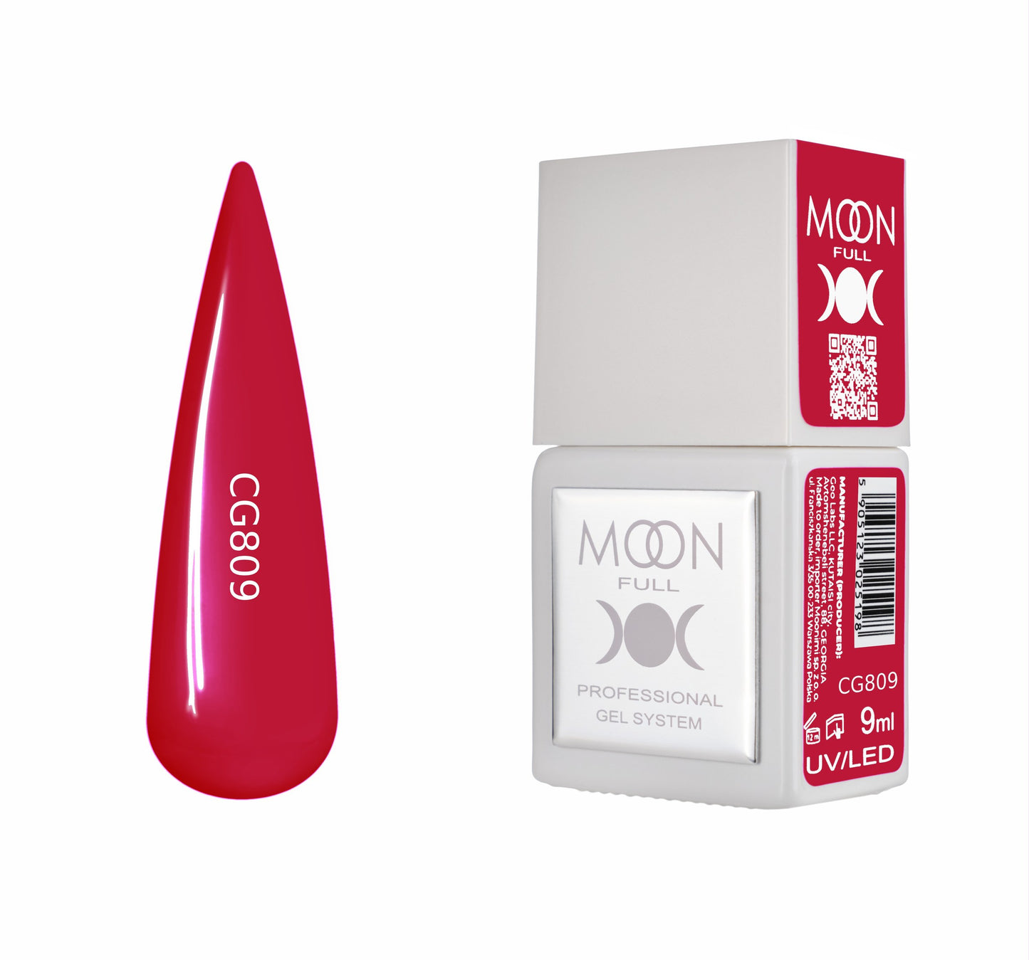 Moonfull gel polish 9 ml bottle — shade CG809