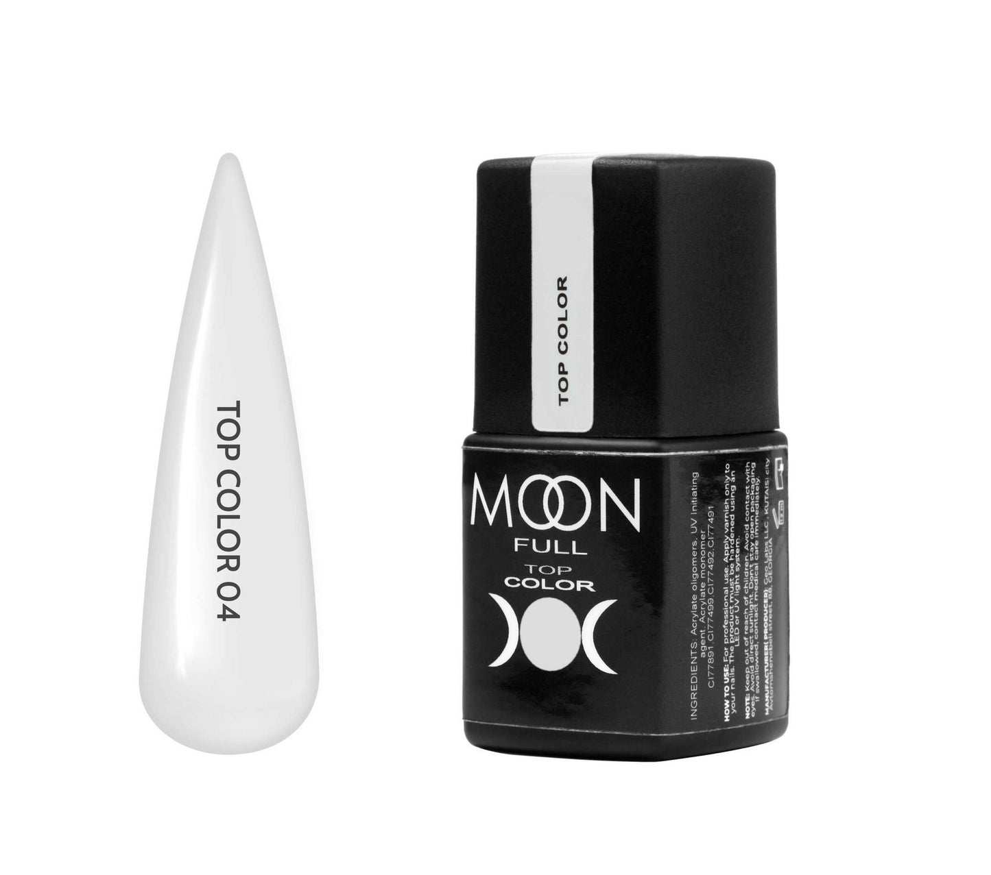 Moon Top color 8ml №04 white