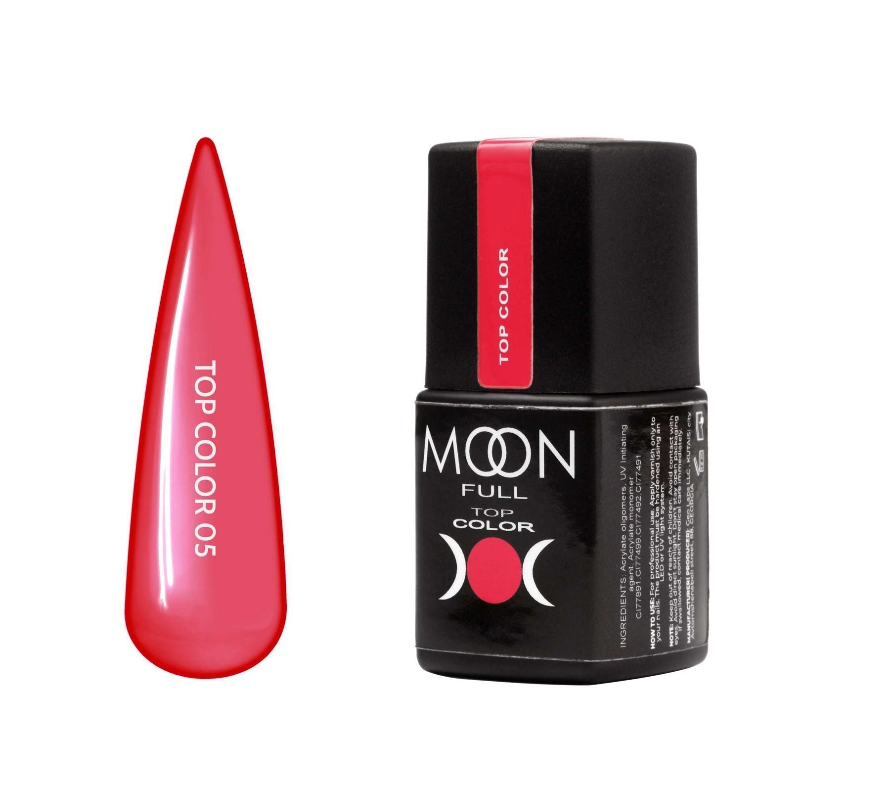 Moon Top color 8ml №05 red